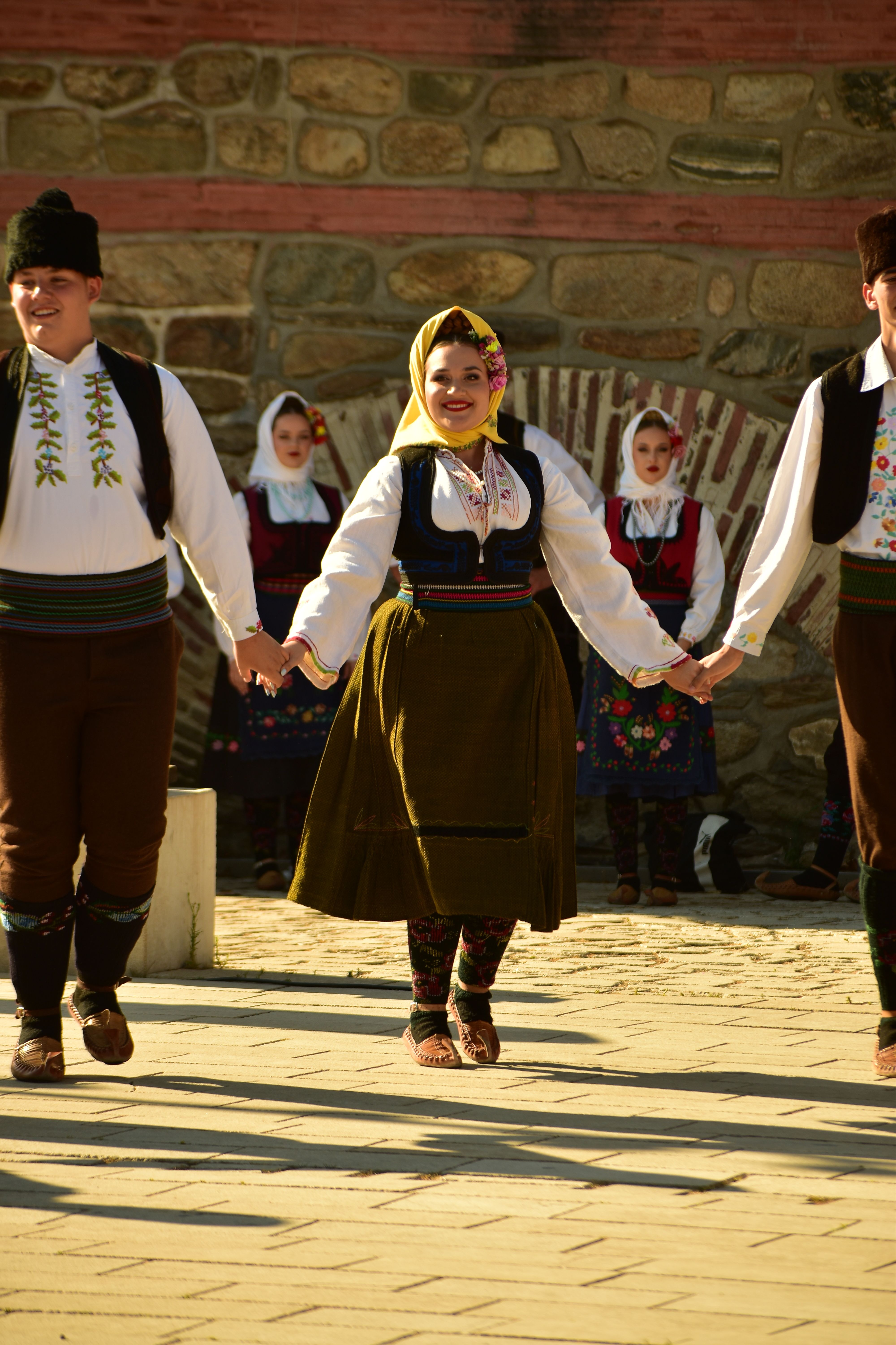 Folk dancer performing at Nuex Studio